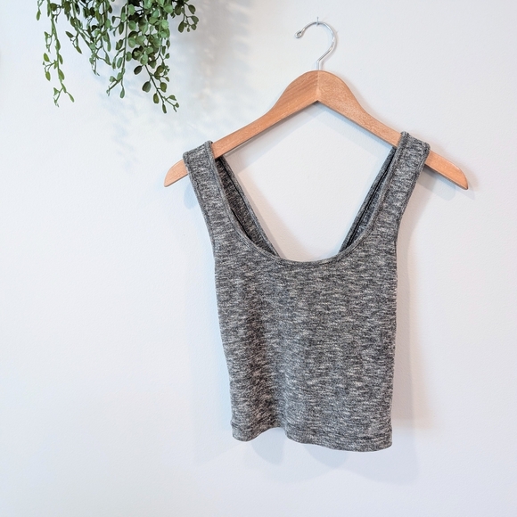 Madewell Tops - Madewell Charcoal Tank Top Size M